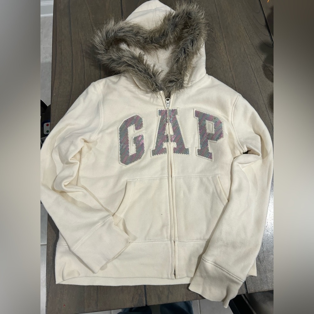 GAP cream zip up